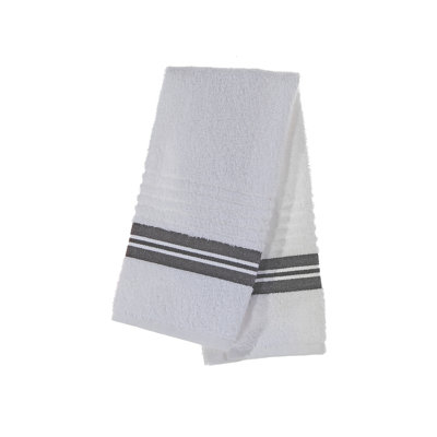 Cotton Blend Ribbed Hand Towel