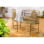 Banc de jardin en fer amateur