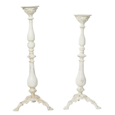 Lisette 33'' H Iron Tabletop Candlestick