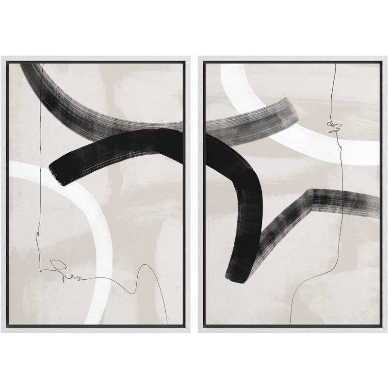 2 - Pieces, 24" H x 32" W x 1.5" D, White