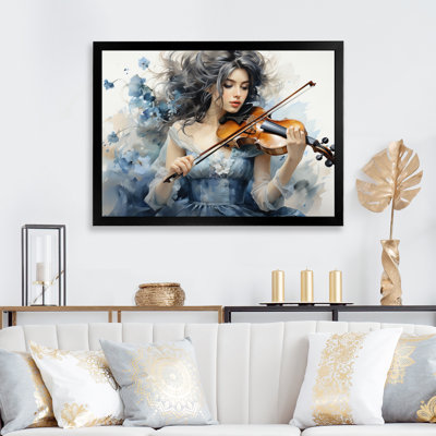 " Blue Gray Music Classical Elegance "