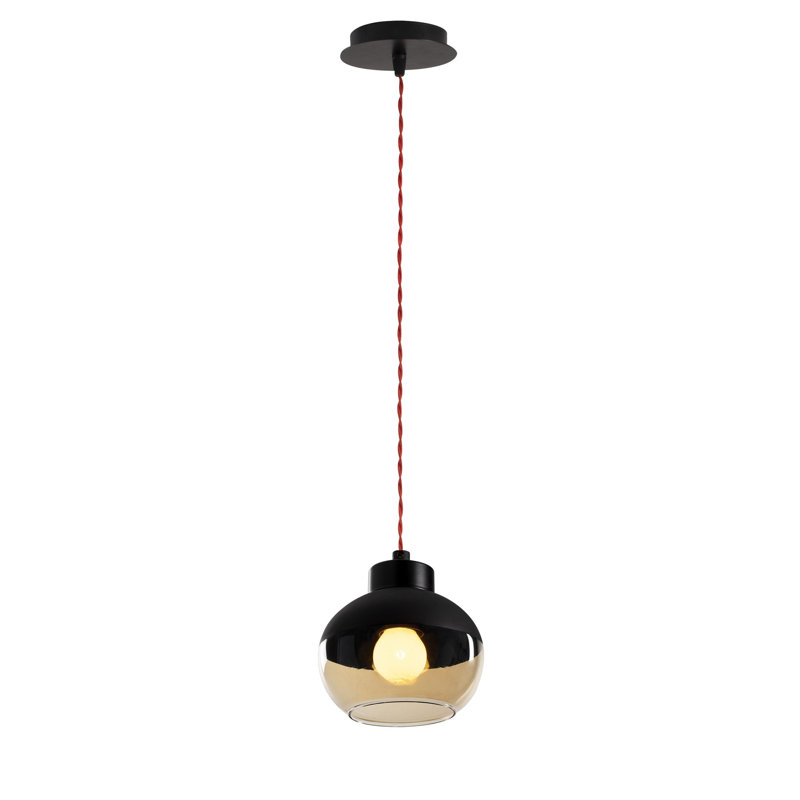 Luminaire suspendu sphère 1 lumière Liesl