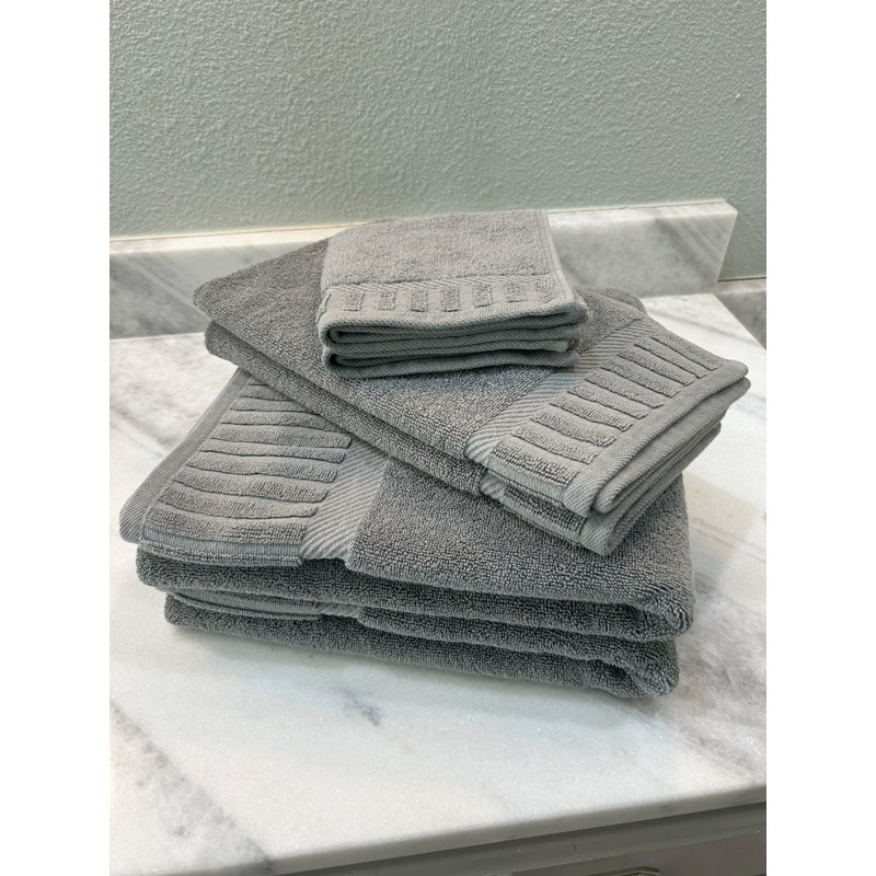 Luxury Piano Key Towel Set, 6