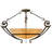 6 - Light Gilded Tobacco Unique/Statement Pendant
