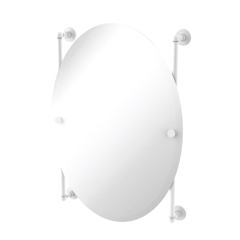 Miroir murale Beresford, Blanc mat