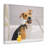Cute Mongrel Bath Canvas Wall Art-1789365080