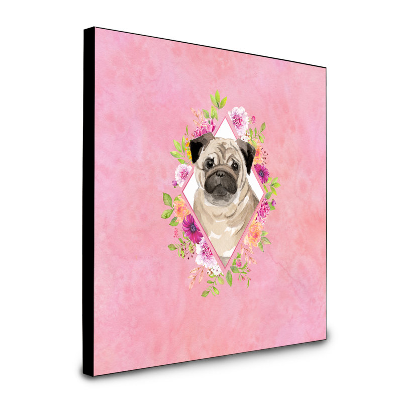 Panneau mural Dollman Flowers, Rose, Carlin beige