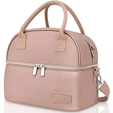  Lunch Bag For Women Men Insulated Lunch Box For Adult With  Adjustable Shoulder Strap Reusable Portable Lunch Box For Work, Picnic Or  Travel (Barbie): Home & Kitchen