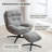 Beric Upholstered Swivel Accent Chair with Ottoman-358003671