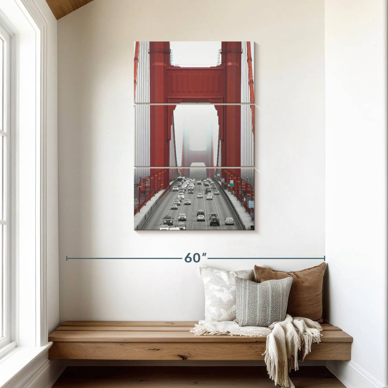 Lilie Misty Golden Gate Bridge, H 45 po x l 28 po