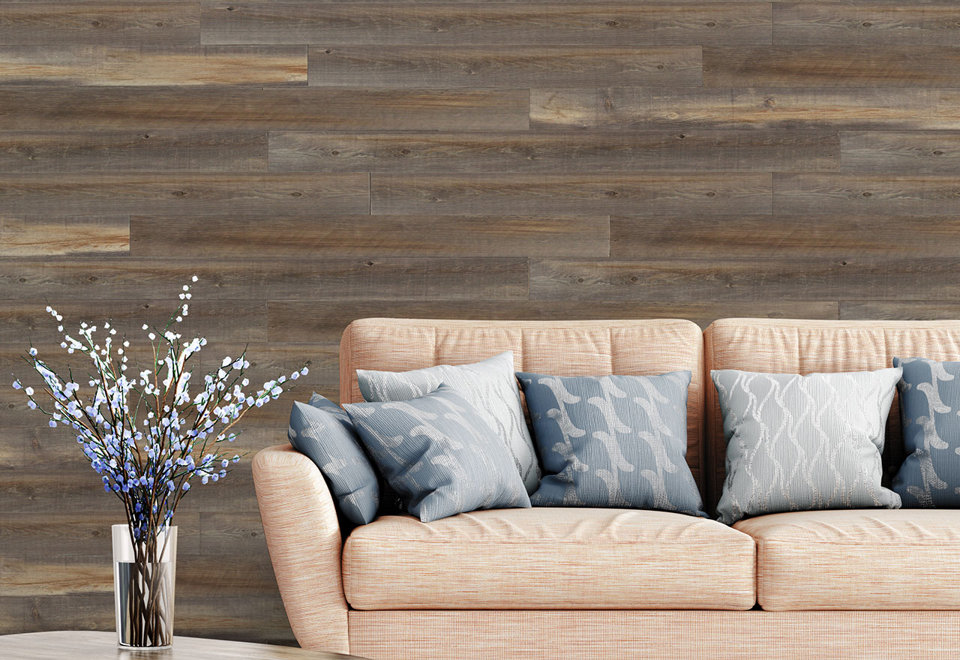 Simple Peel & Stick Wallplanks