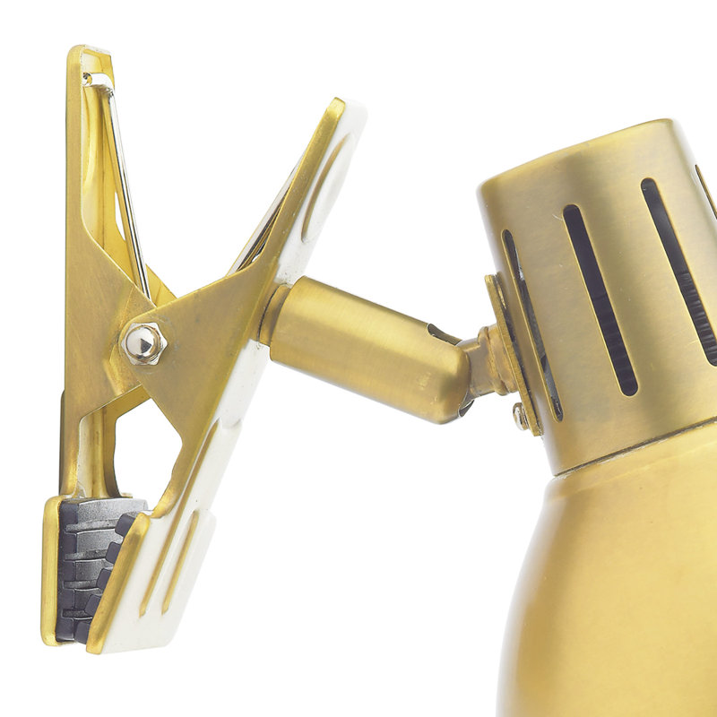 Stancliff Plug-in Spotlight, Antique Brass