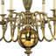 Lustre 6 lumières à un niveau avec bougie Cambridge