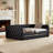 King Size Daybed With Trundle, Upholstered Sleeper Sofa With Led Lights And Wheels For Bedroom, Living Room Or Office-1284842578