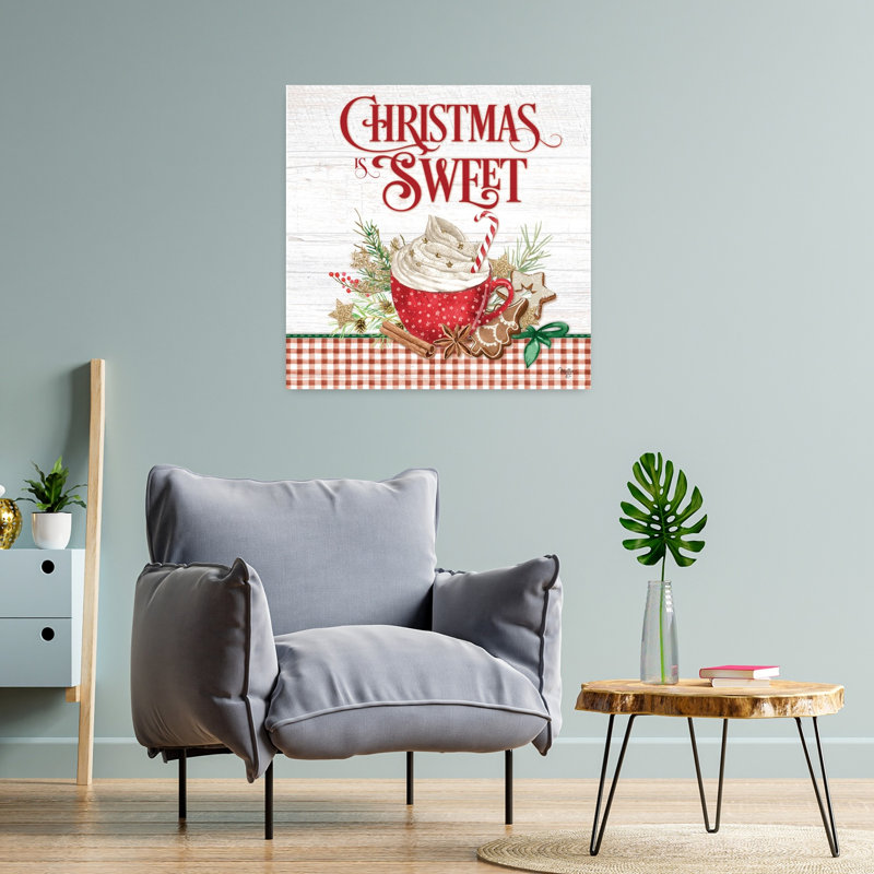 «Christmas Is Sweet», art naturel contemporain, H 24 po x l 24 po