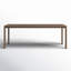Brittant 82'' Wood Outdoor Dining Table