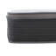 Matelas hybride à ressorts ensachés 12 po dans une boîte, matelas moelleux en mousse viscoélastique gélifiée, blanc / gris-86063907