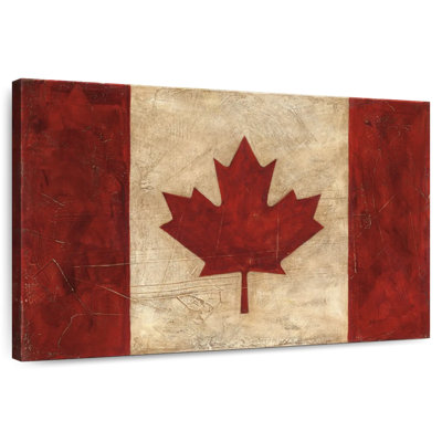 Drapeau canadien rétro Borges