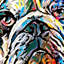 «Life is Better with a Bulldog» par Ryan James, reproduction sur papier sans cadre-1970115251