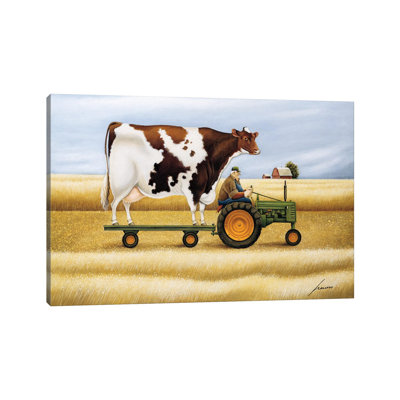 Ride To The Fair by Lowell Herrero - Wrapped Canvas Painting