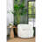 Eadey Faux Sheepskin Upholstered Swivel Chair Natural
