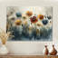 Hiver, minimalisme, coquelicots, champ I - coquelicots, art mural-1079155421-1079155422