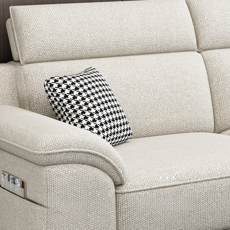American modern simple sofa, 38.58" H x 104.33" W x 37.79" D