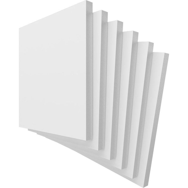 Panneaux de loisirs en PVC, H 7,75 po x l 7,75 po x P 0,5 po