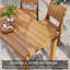 Table de salle à manger d'extérieur pour la pelouse, le jardin, la cour arrière, la piscine-747665460