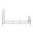 42" W Iron Twin Bed with Slat Kit and Spindle Headboard -68740462