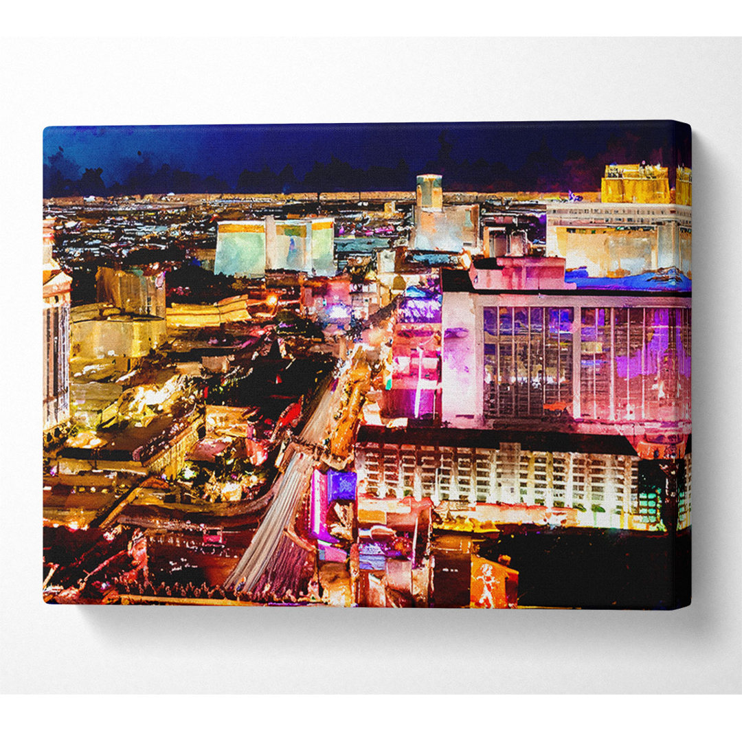 Las Vegas Strip - Kunstdrucke auf Leinwand - Wrapped Canvas