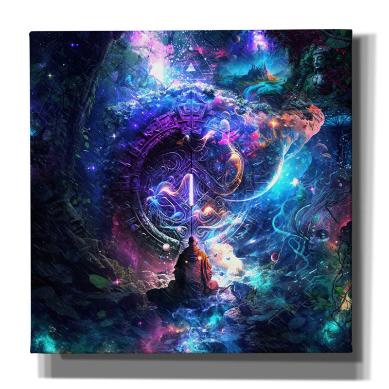 «Somewhere To Dream» par Cameron Gray, art mural sur toile, H 37 po x l 37 po x P 1,5 po