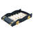 Full Size Race Car-Shaped Platform Bed With Storage - Dark Blue Robust Construction For Comfort Blue Car Pine Wood Bedroom Use-1455228021-1455228008