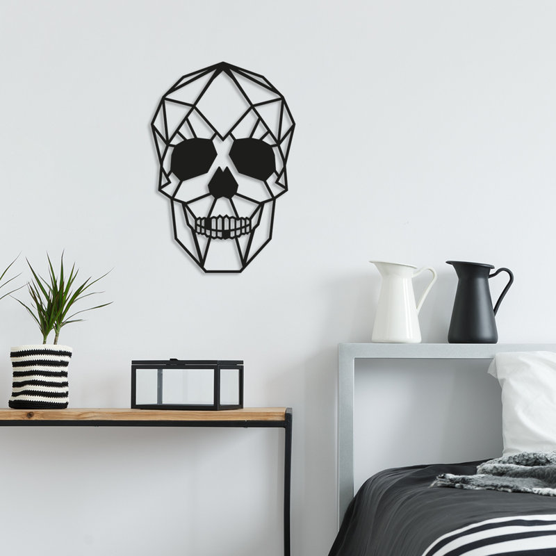 Stylish Decorative Metal Wall Accessory, Black, 13.8 x 19.7 inches | 100% Metal Construction, Thickness: 0.06 inches | Easy Wall Hanging Design, Perfect for Home Decor & Modern Aesthetics, Durable & Elegant