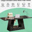 Bureau spacieux, bureau d'ordinateur, bureau de direction-708478833