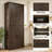 Distressed Brown Tall Pantry Cabinet-11286049