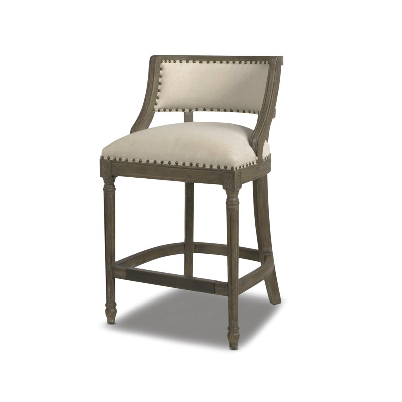 Tabouret de bar 26,5 po Farmhouse, Beige