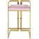 Isam Upholstered Counter Stool with Metal Frame