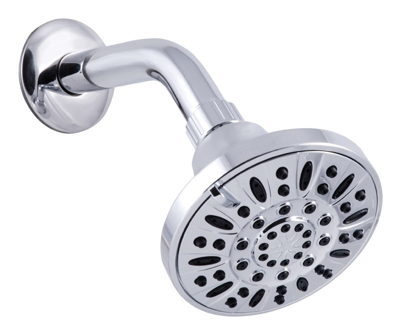 Pomme de douche multi-fonctions à débit bas