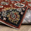 Tapis rouille / bleu Caia-615650308