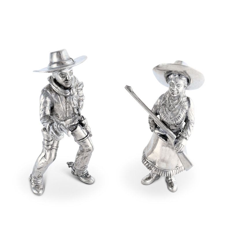 Western Salt And Pepper Shaker Set
