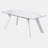 Extendable Metal Base Dining Table