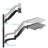 Sit to Stand Single Monitor Wall Mount Workstation