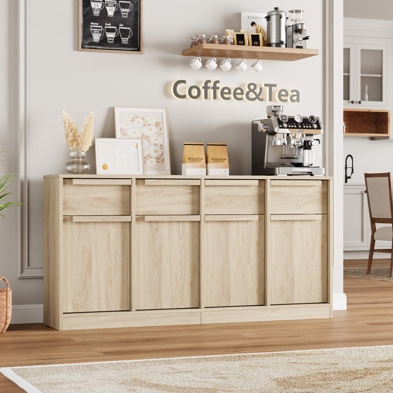 158.5cm Sideboard, Yellow