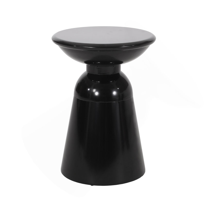 Outdoor Metal End Table Large
