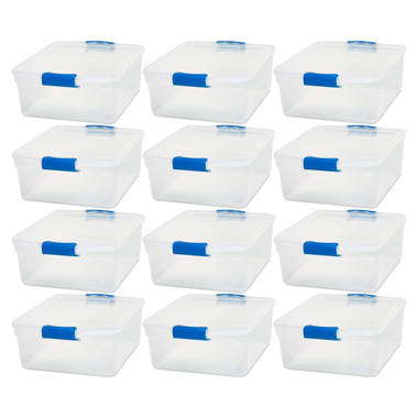 Strong Plastic Stackable Storage Box Boxes With Lid Clear