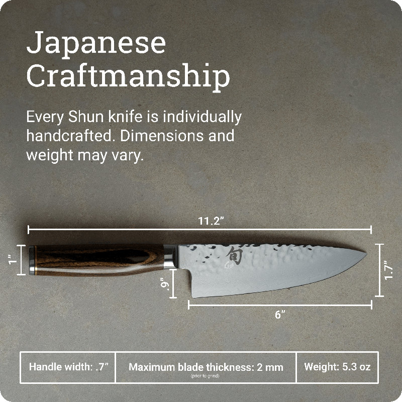 Couteau de chef Shun Premier, 6"