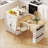 Versatile Kitchen Island with Extendable Table and Multiple Storage Options