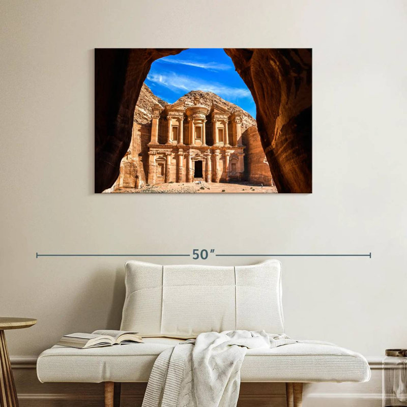 Kavia Ad-Deir à Petra, H 26 po x l 39 po