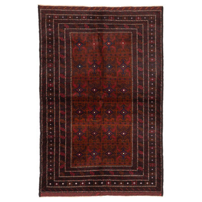 Teimani Brown Rug 4'0" x 6'3"